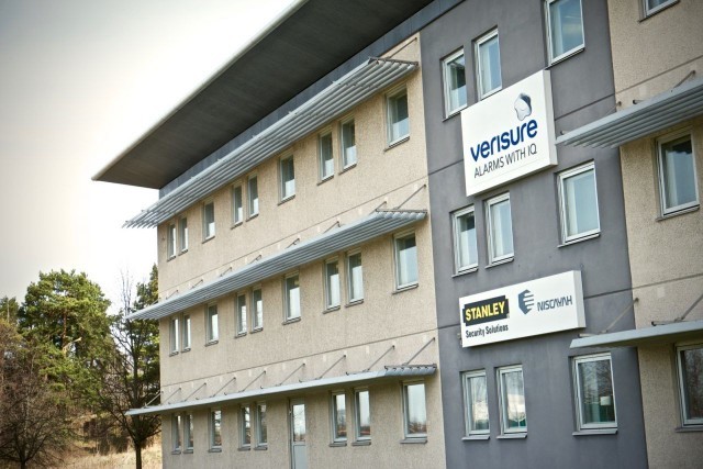Byggnaden som inrymmer larmcentralen hos Verisure i Linköping är minst sagt anonym.