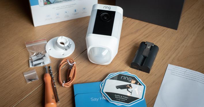 Ring Spotlight Cam contents